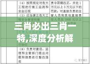 三肖必出三肖一特,深度分析解释定义_NE版15.983-3