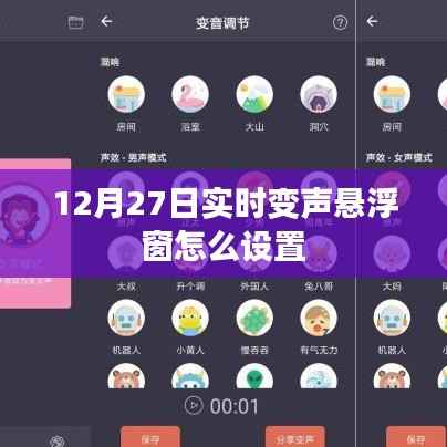 悬浮窗实时变声设置教程,12月27日指南